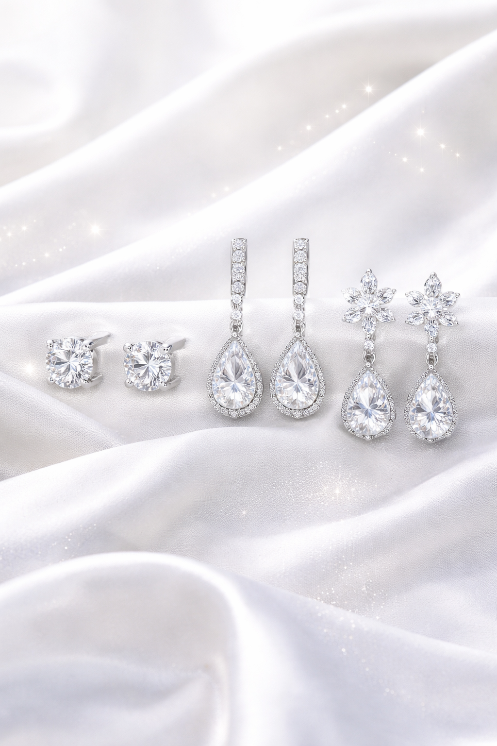 أقراط فضة (منقوش)