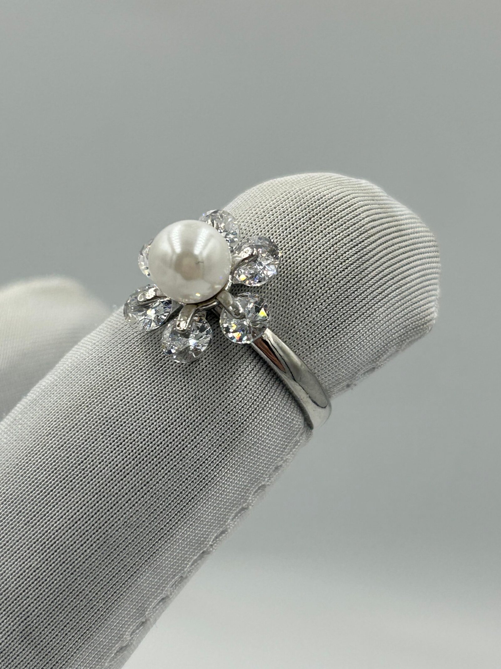 خاتم فضة نسائي