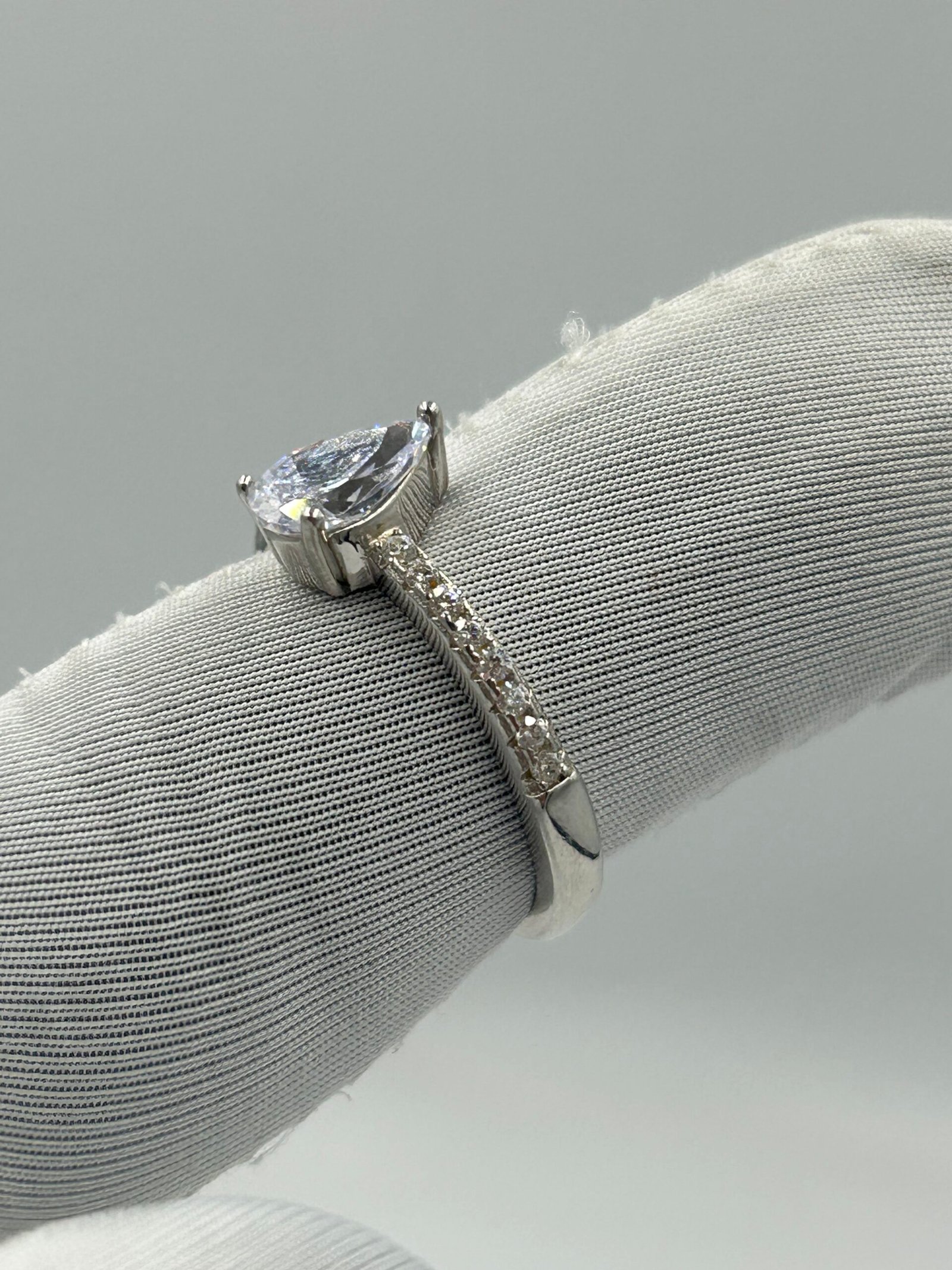 خاتم فضة نسائي