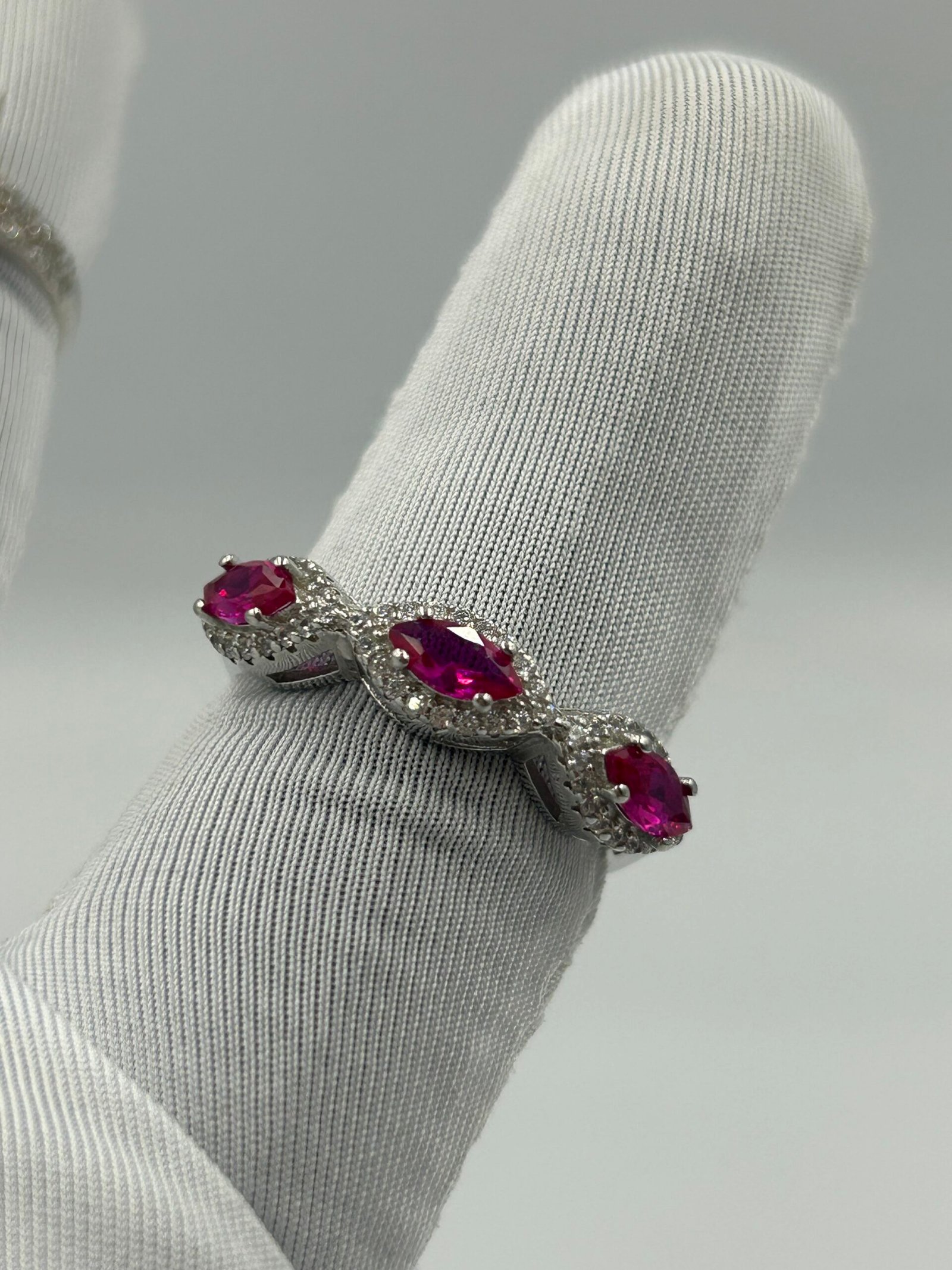 خاتم فضة نسائي