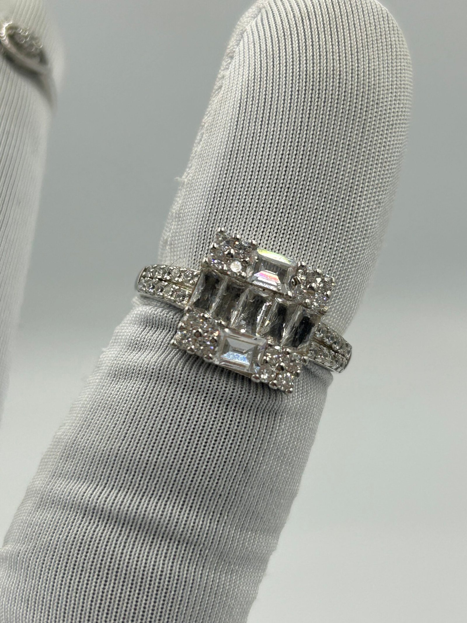 خاتم فضة نسائي