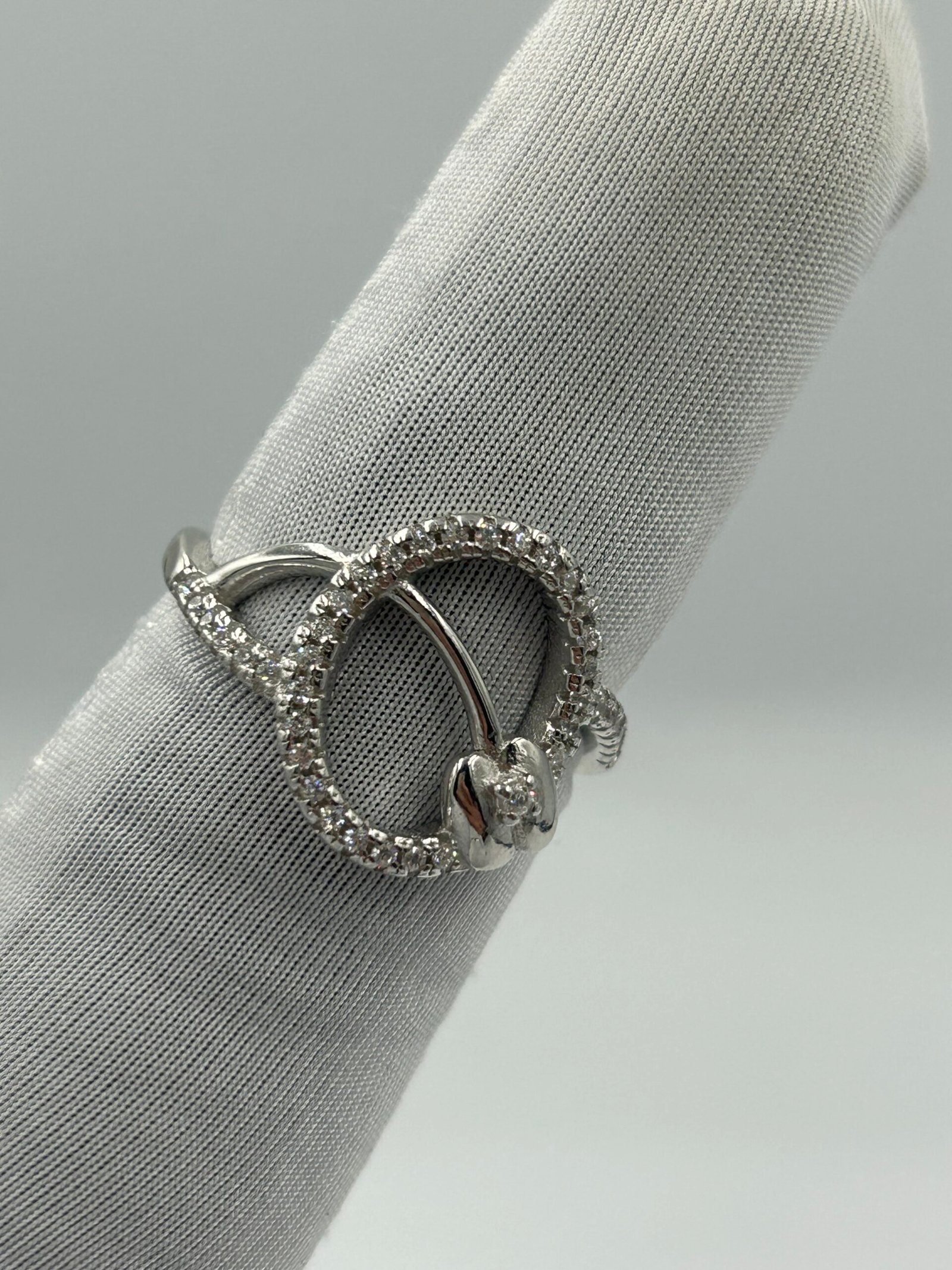 خاتم فضة نسائي