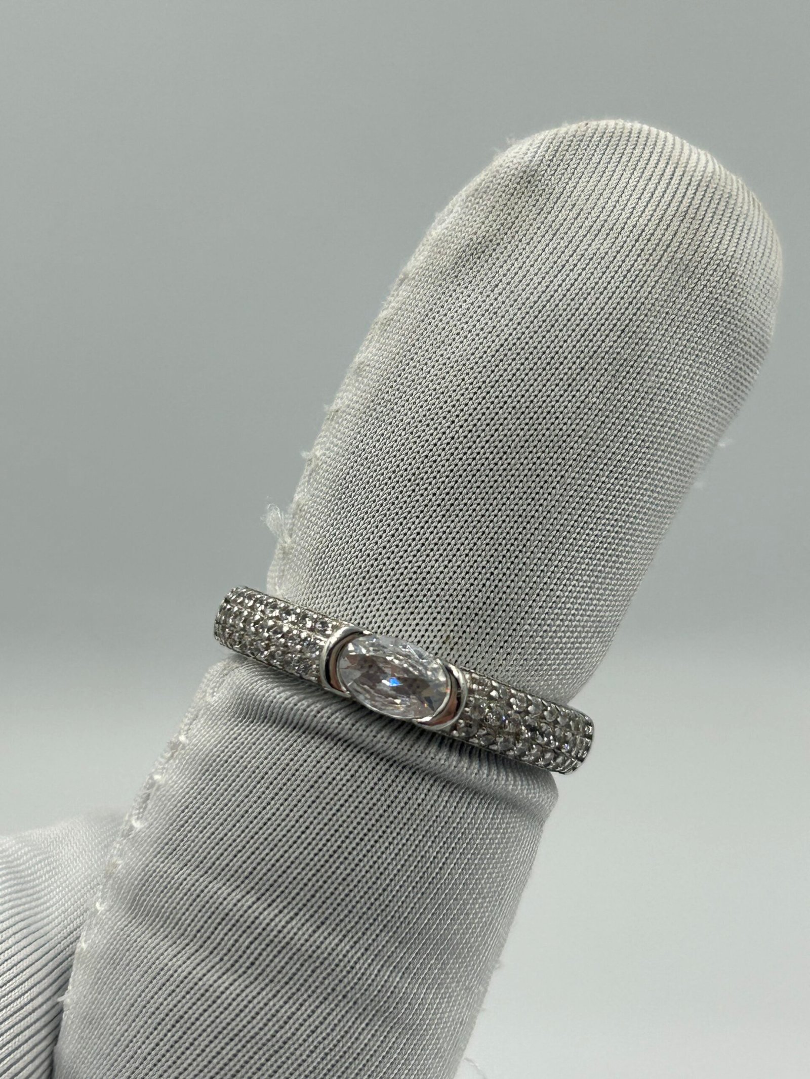 خاتم فضة نسائي