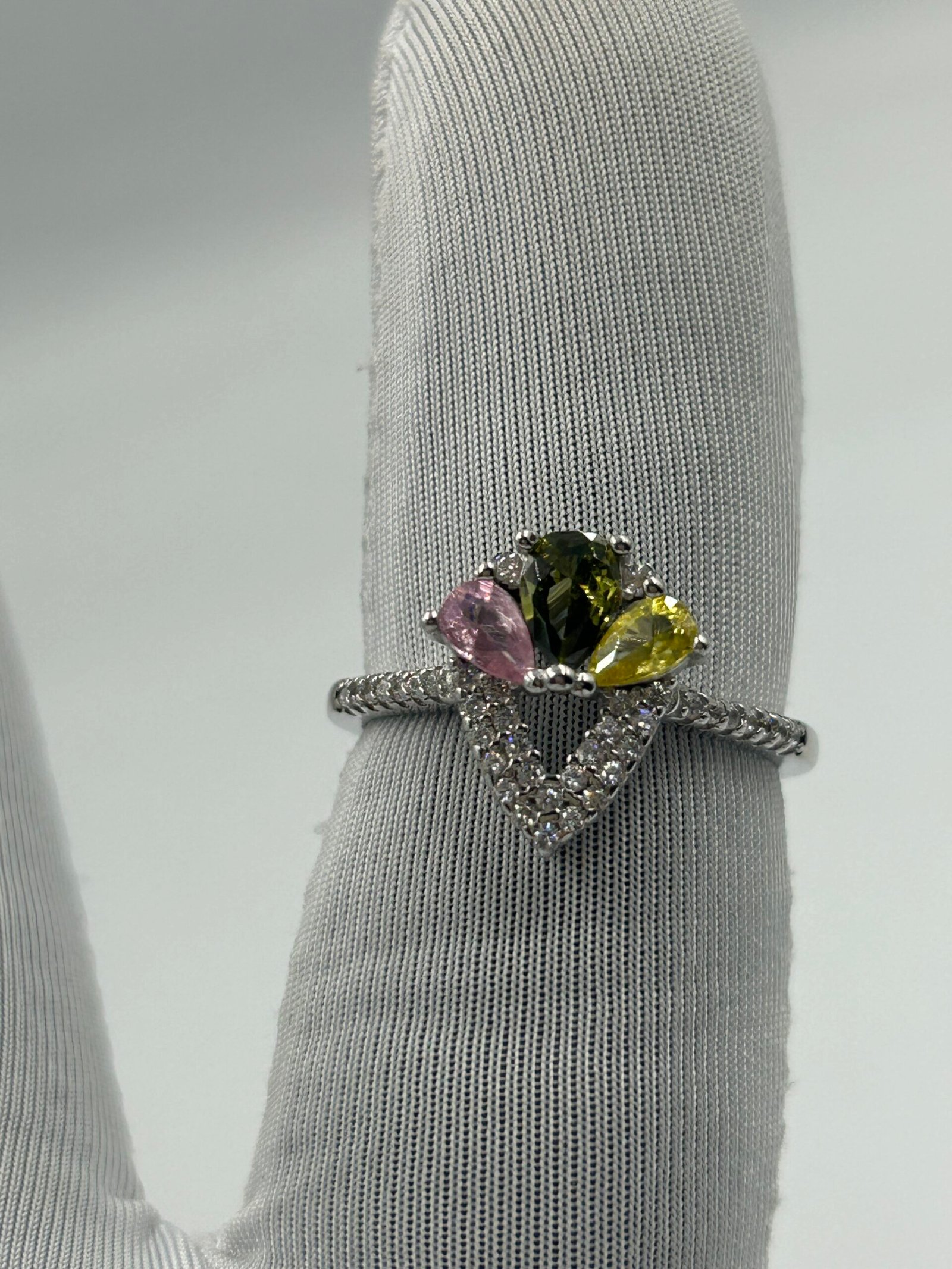 خاتم فضة نسائي