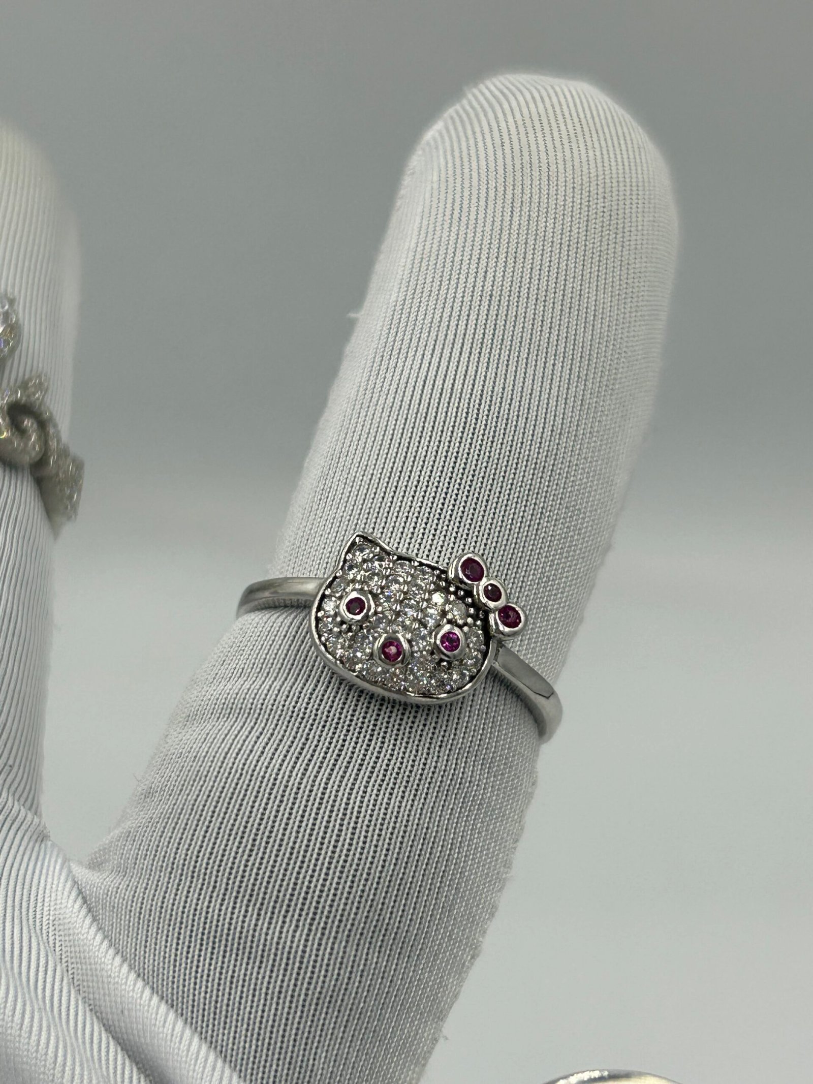 خاتم فضة نسائي