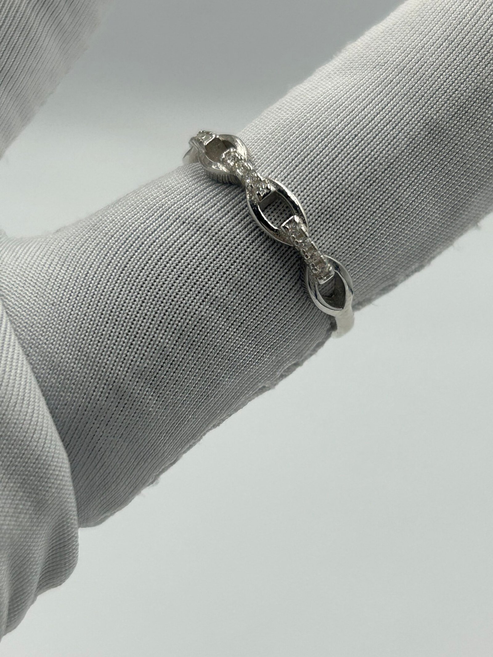 خاتم فضة نسائي