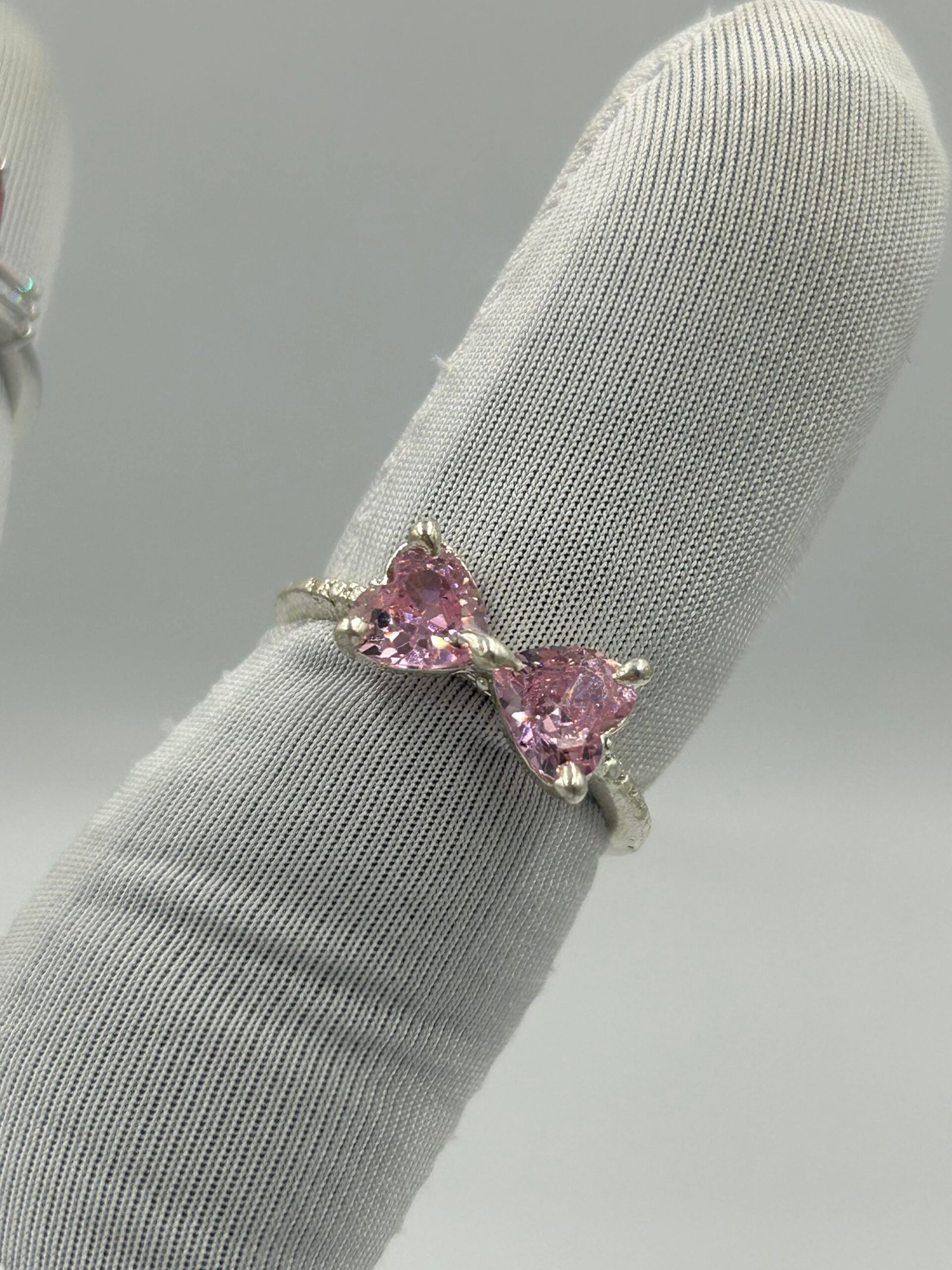 خاتم فضة نسائي