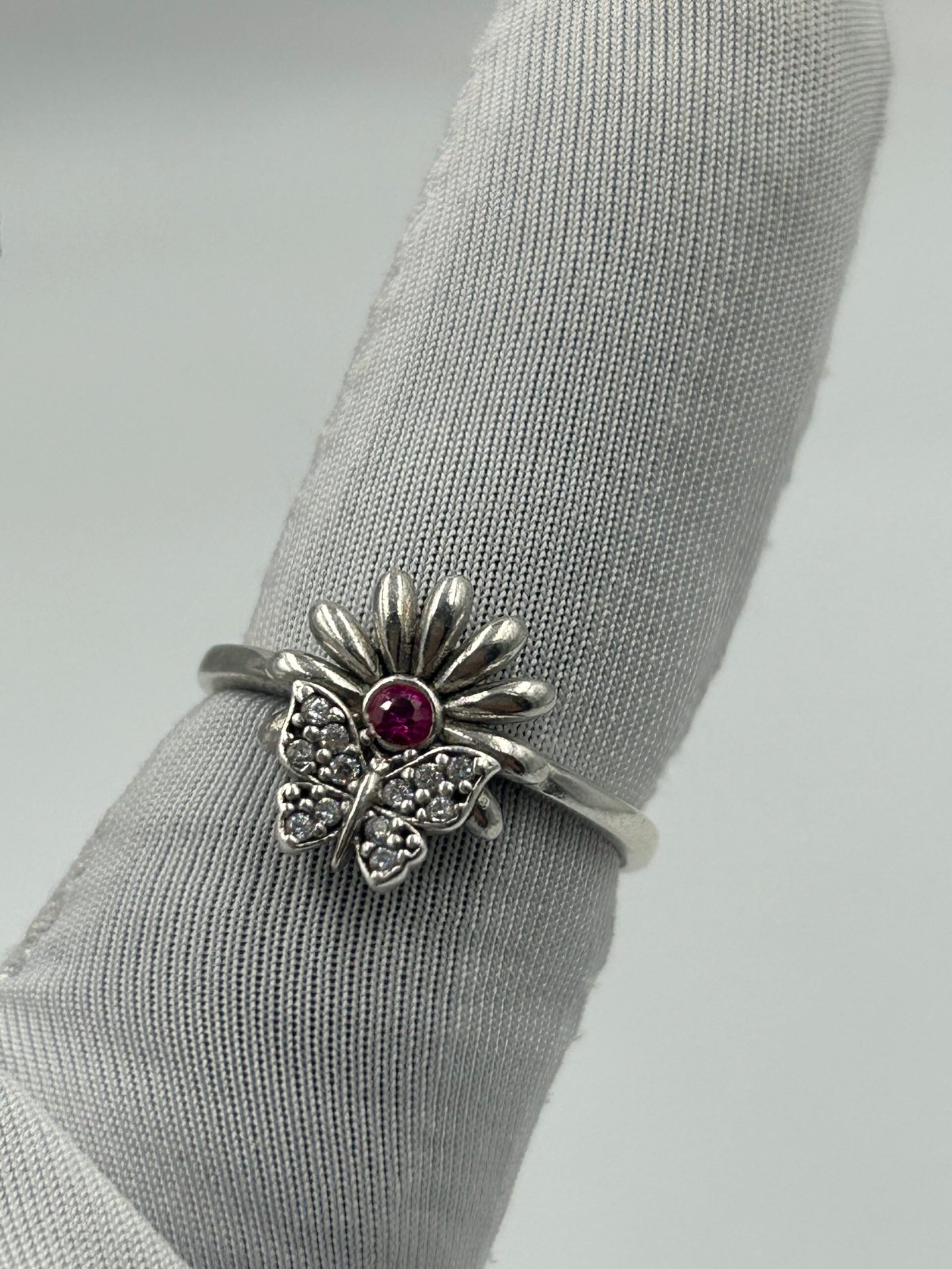 خاتم فضة نسائي