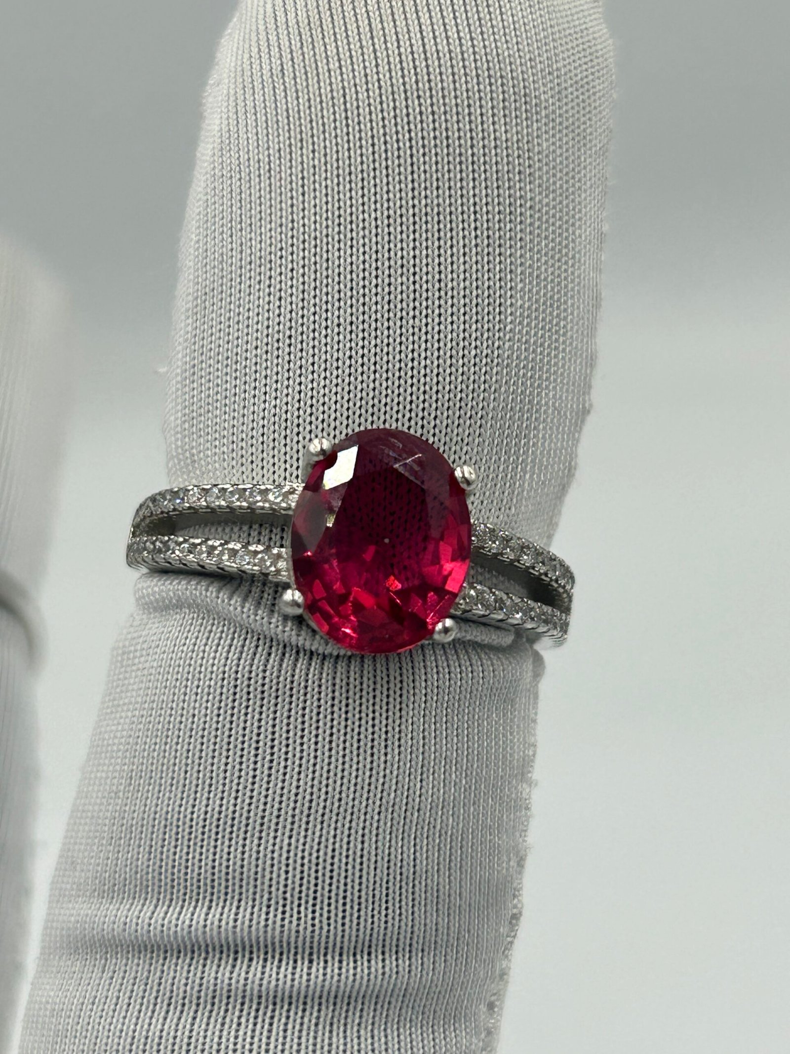 خاتم فضة نسائي