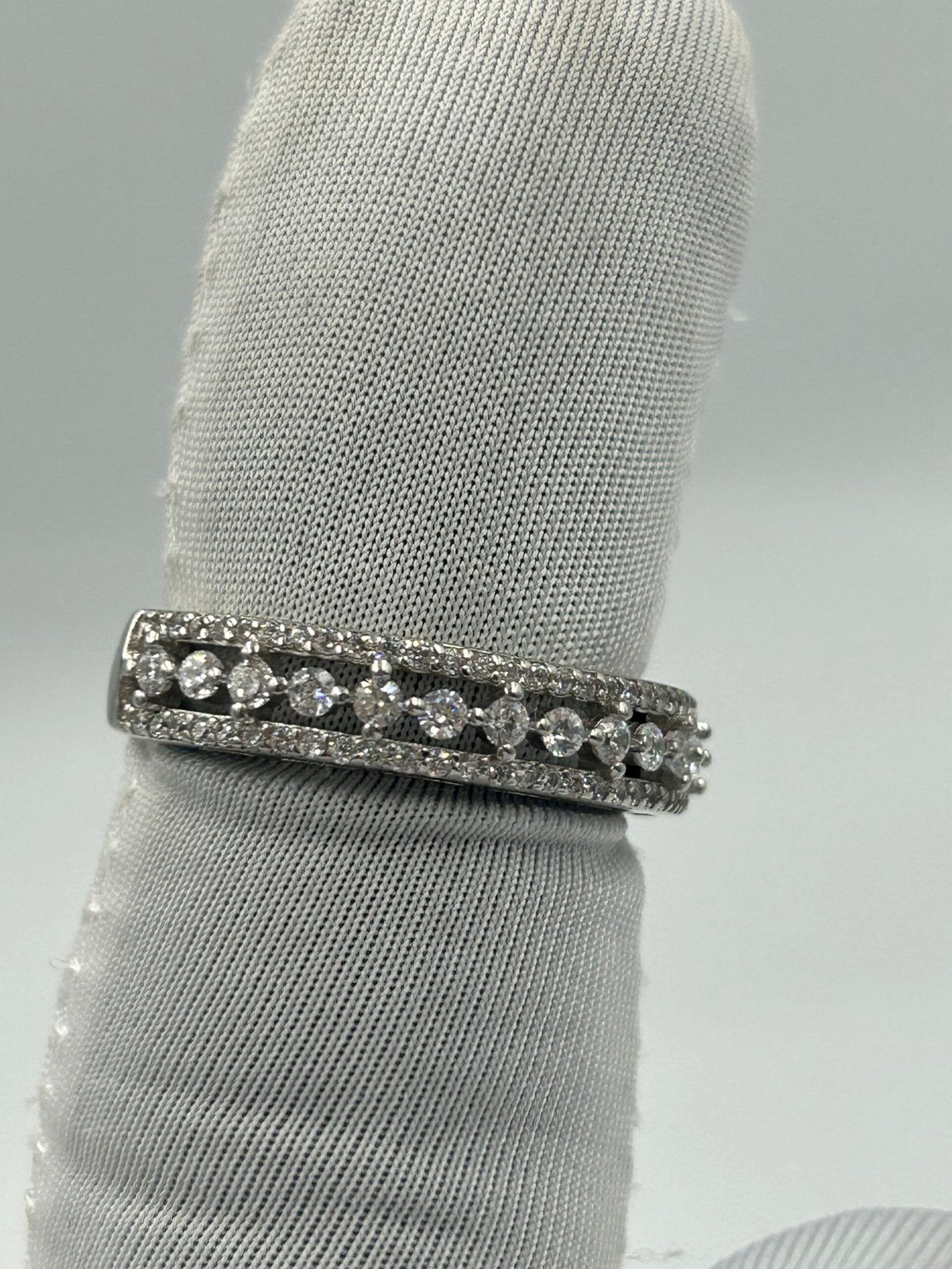 خاتم فضة نسائي