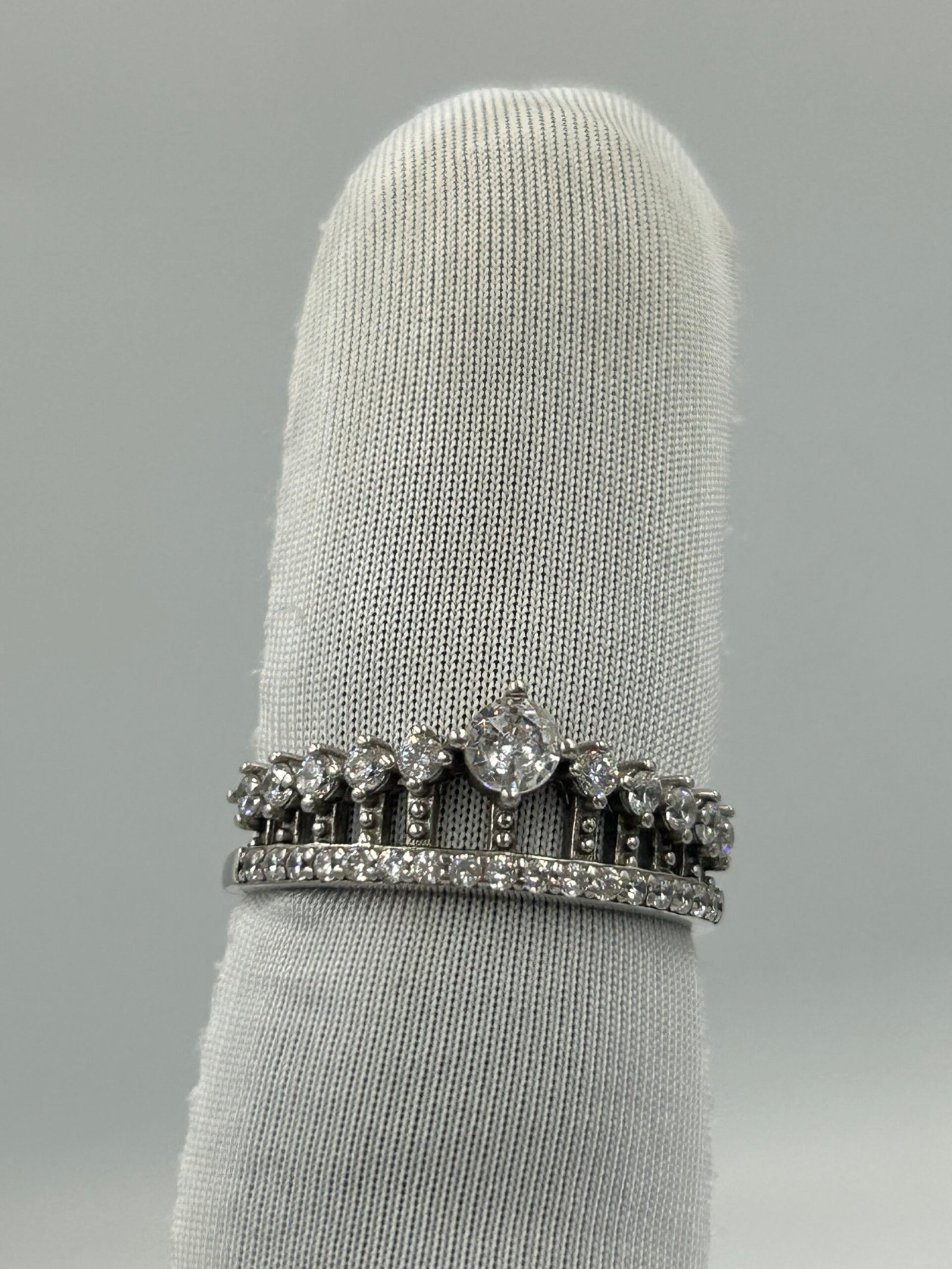 خاتم فضة نسائي