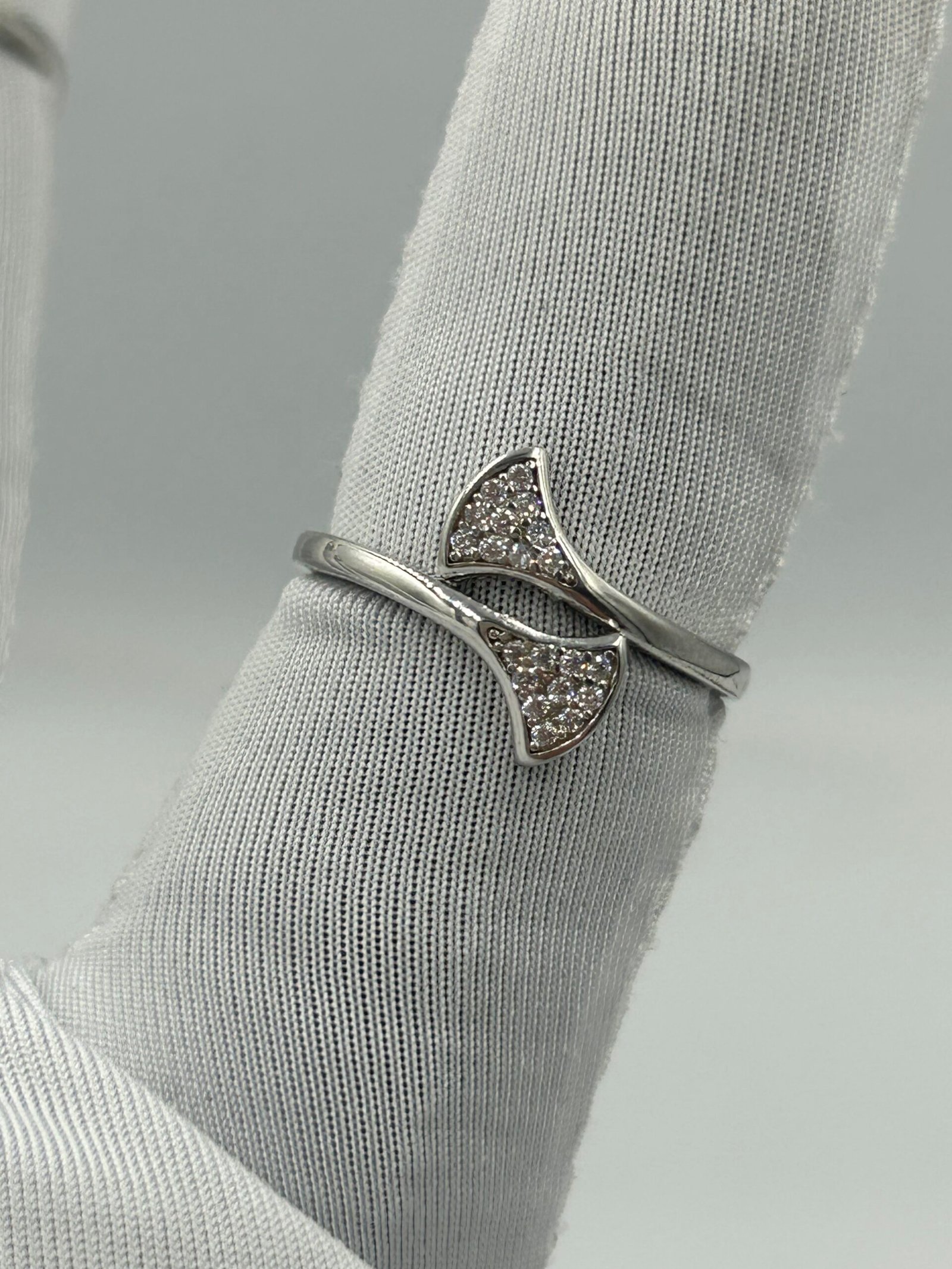 خاتم فضة نسائي