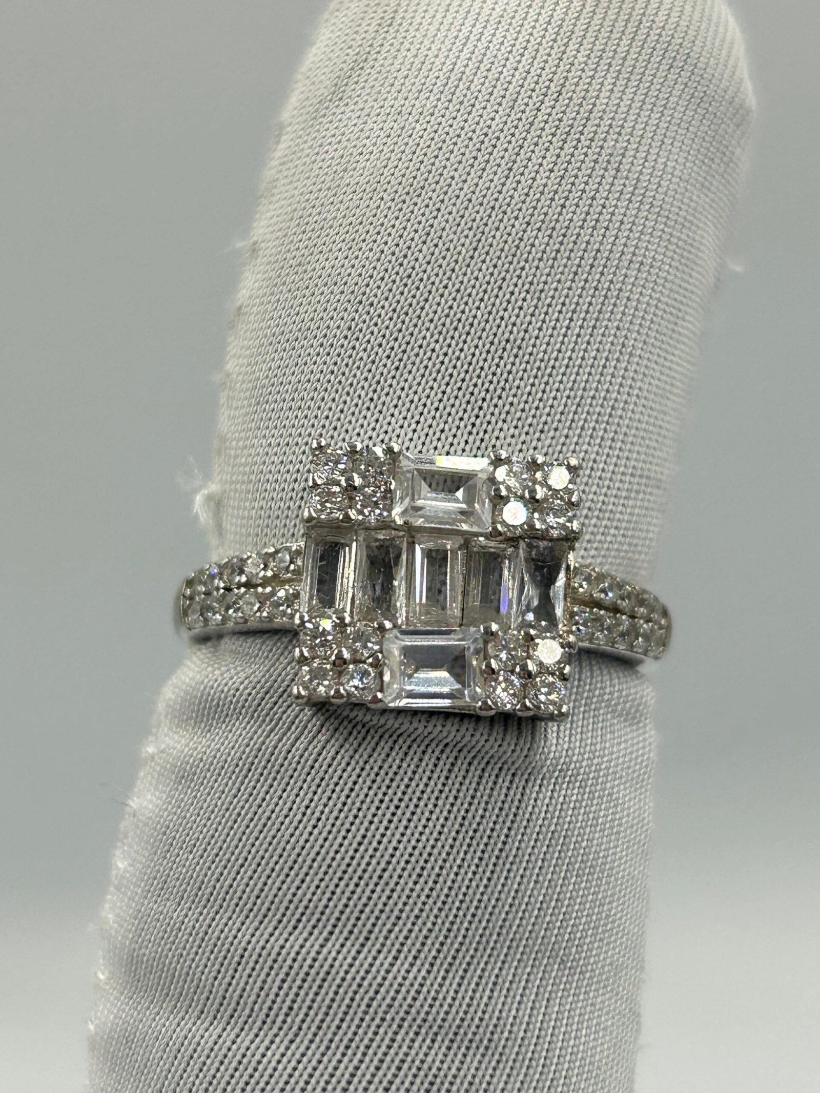 خاتم فضة نسائي