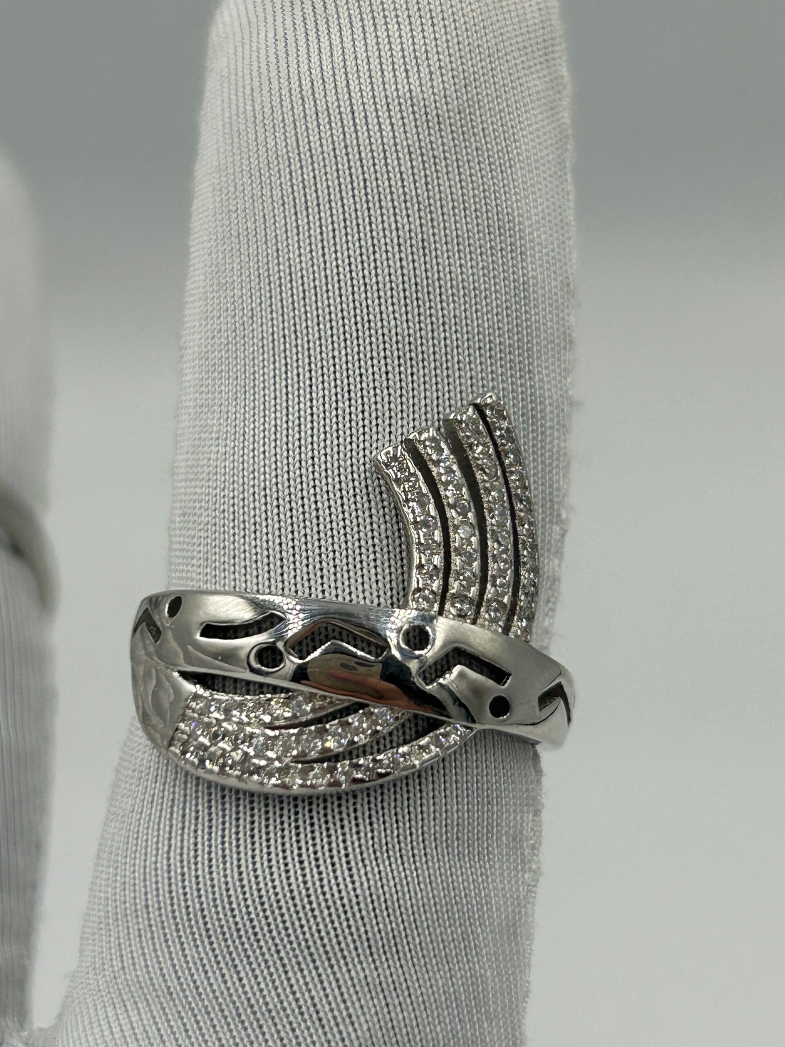 خاتم فضة نسائي