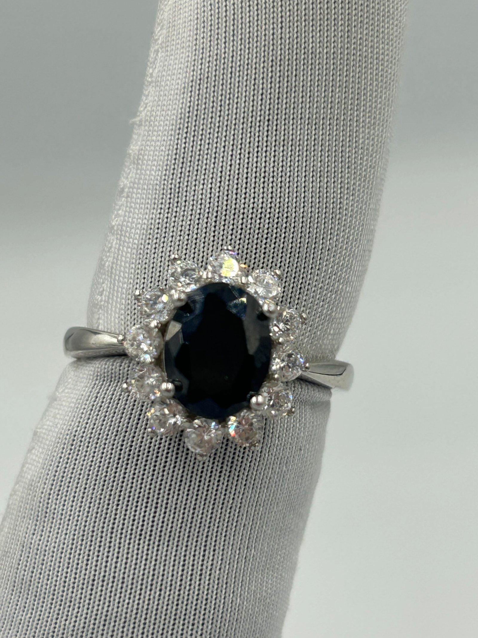 خاتم فضة نسائي