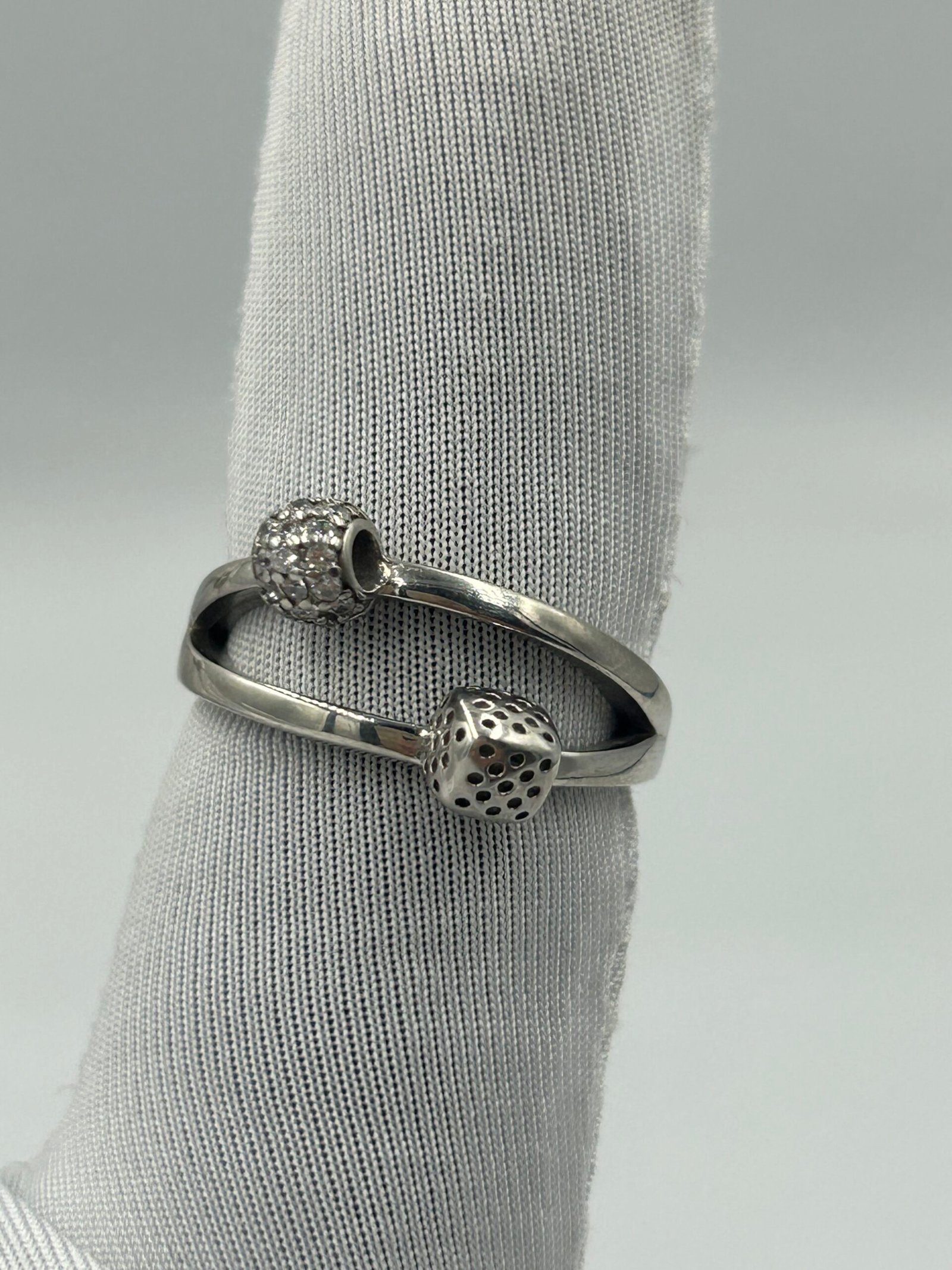 خاتم فضة نسائي