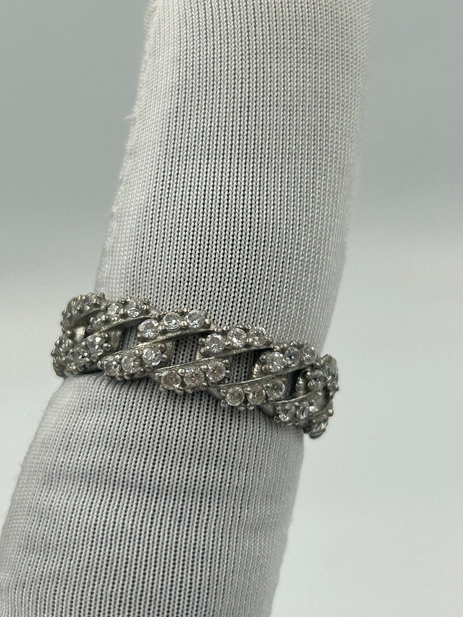 خاتم فضة نسائي