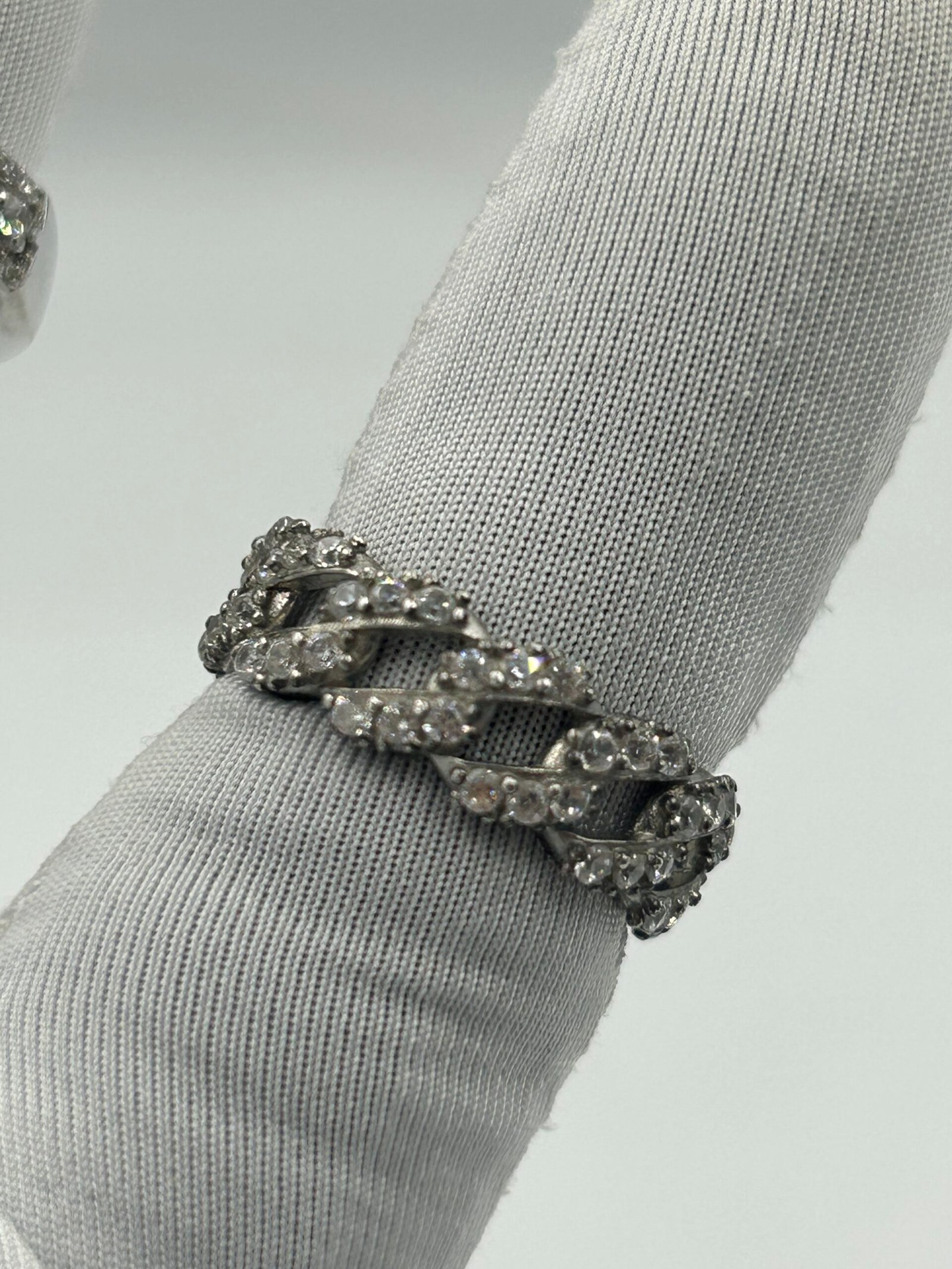 خاتم فضة نسائي