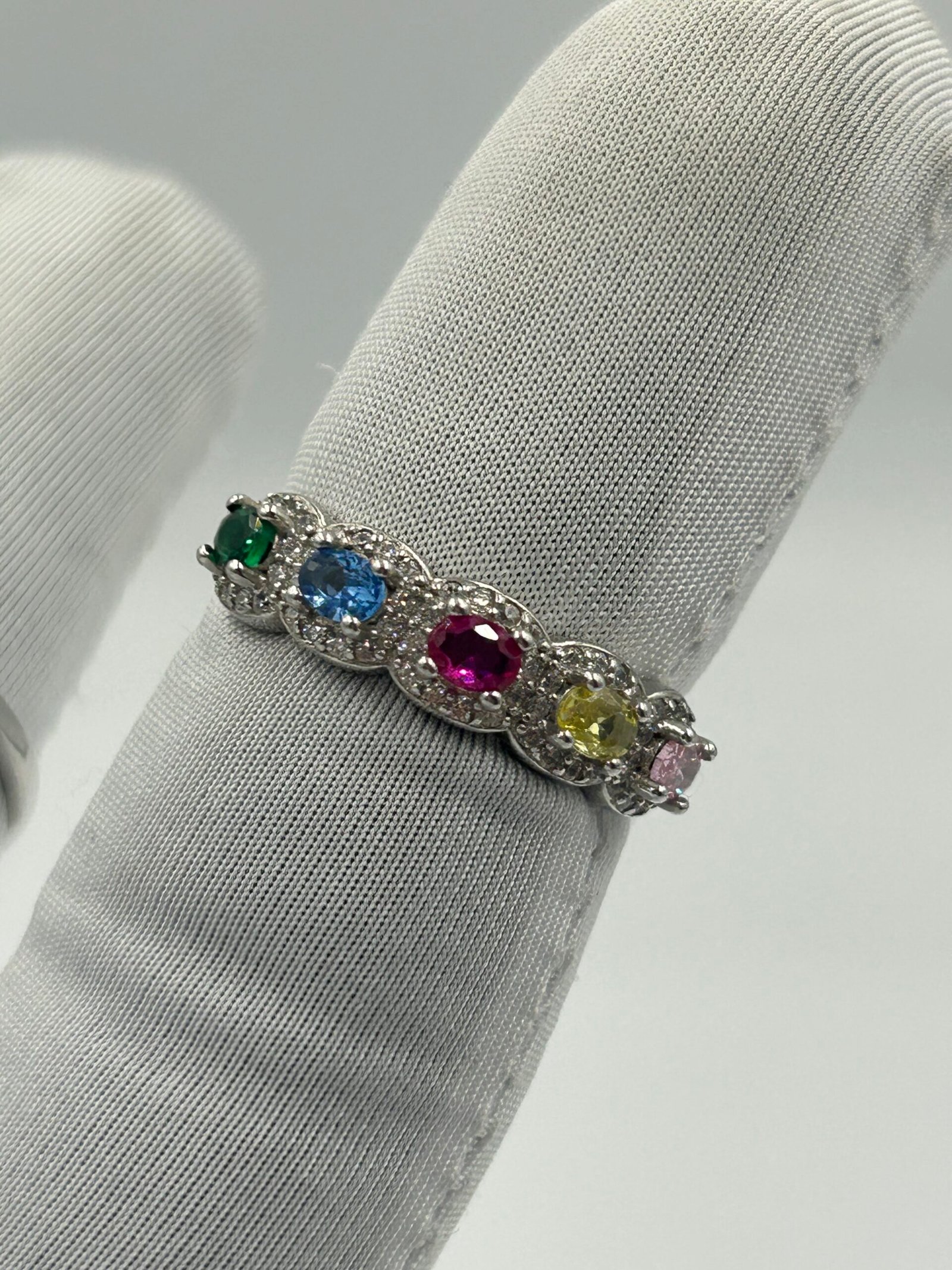 خاتم فضة نسائي