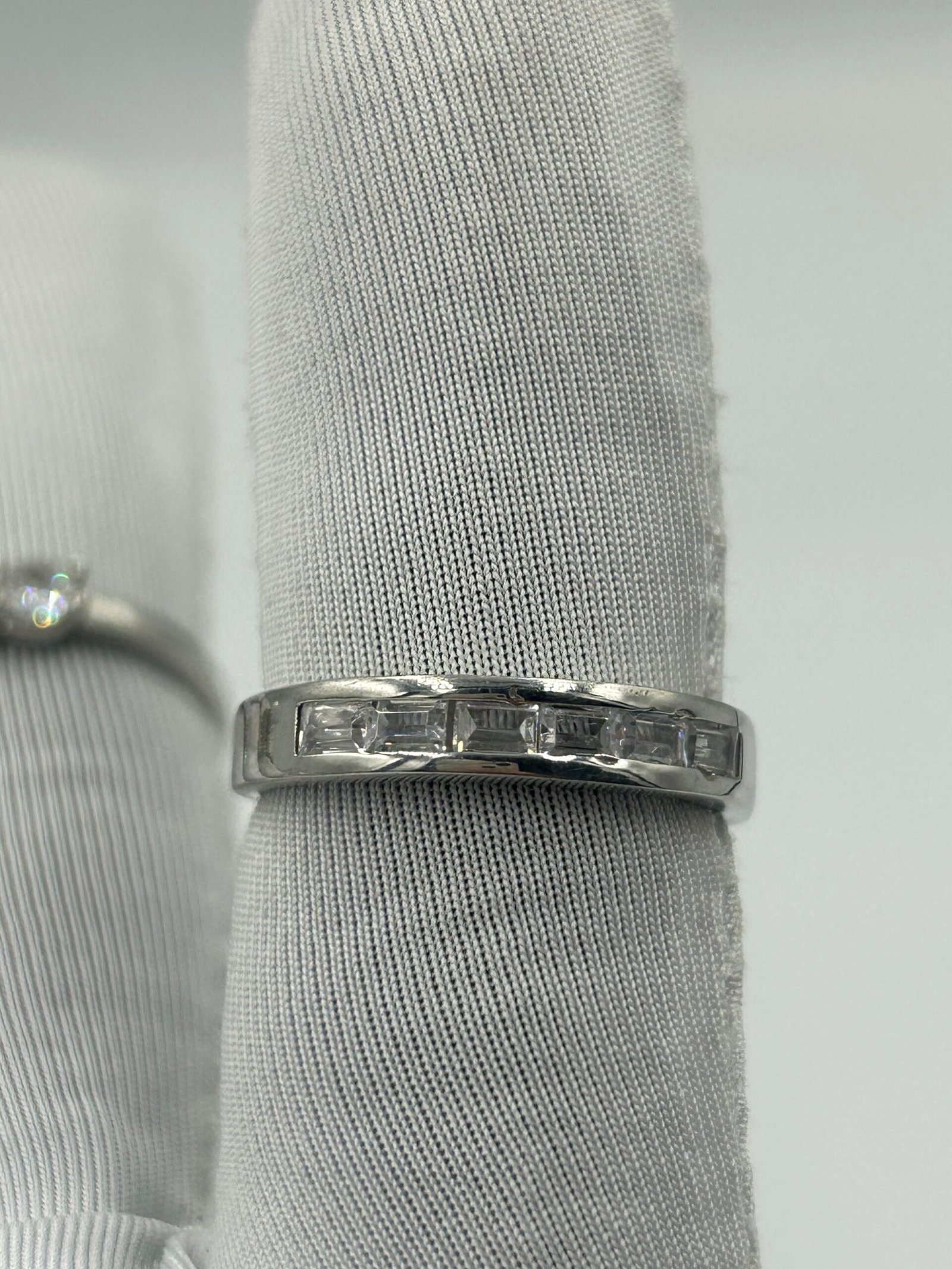 خاتم فضة نسائي