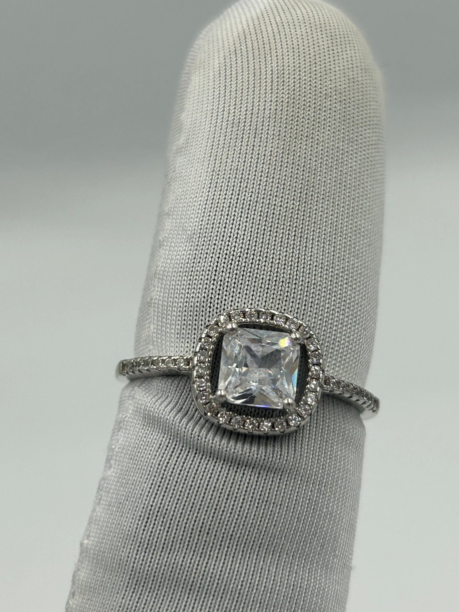 خاتم فضة نسائي