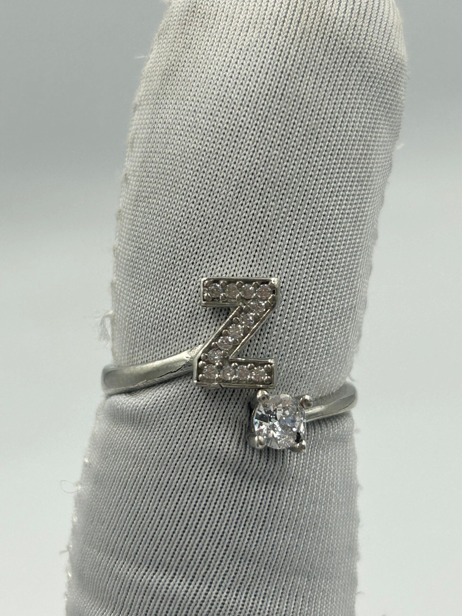 خاتم فضة نسائي