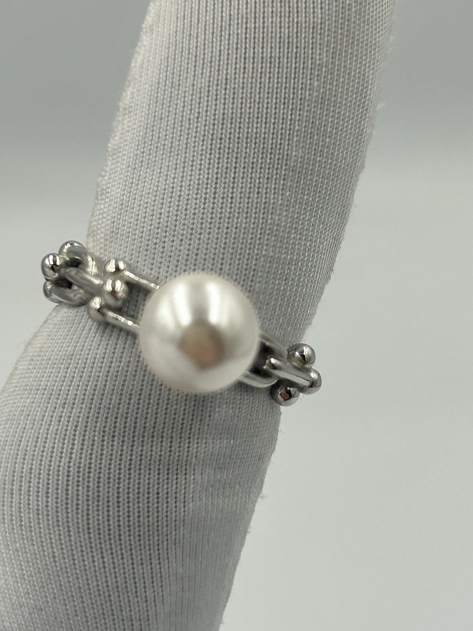 خاتم فضة نسائي