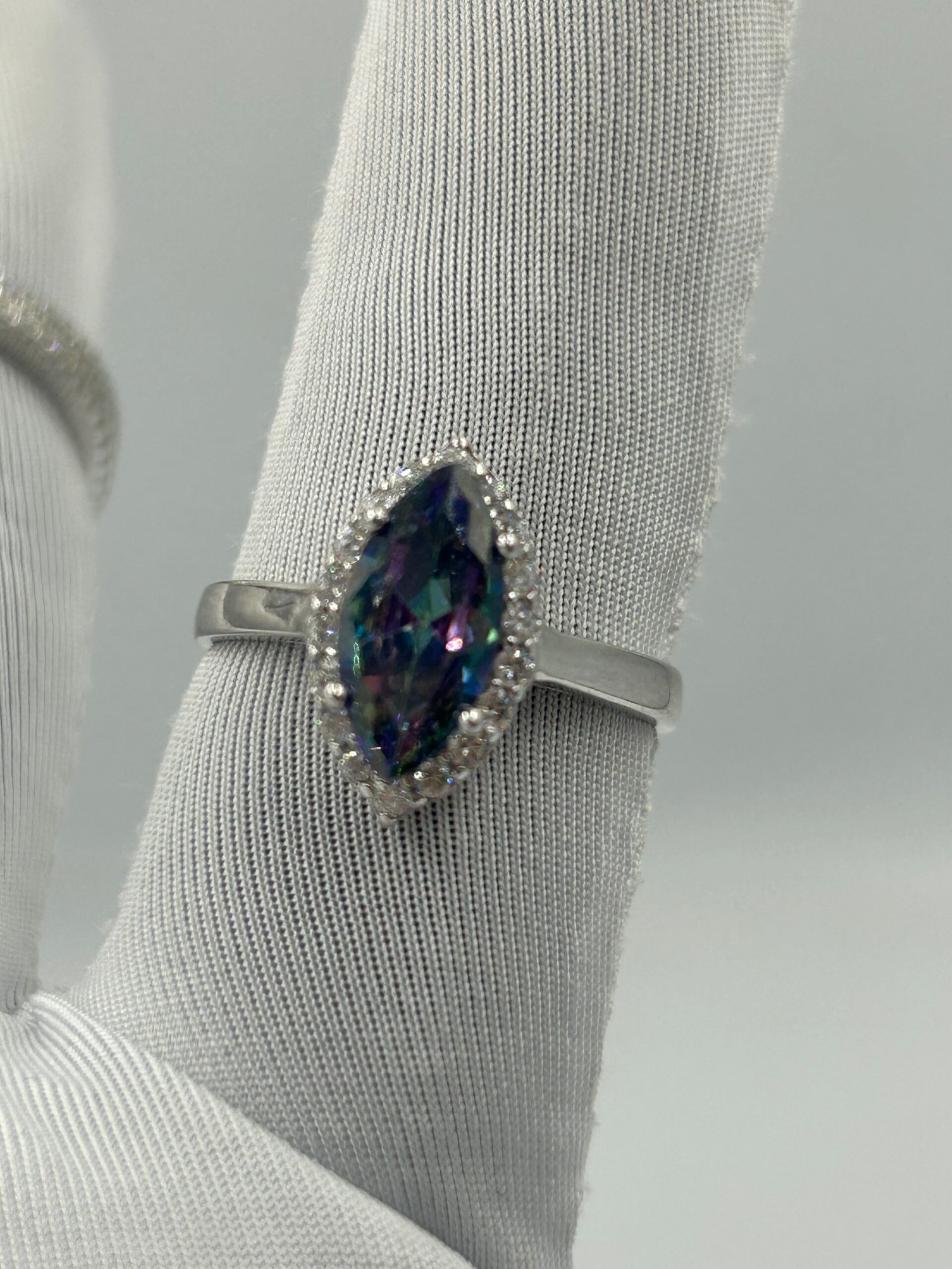 خاتم فضة نسائي