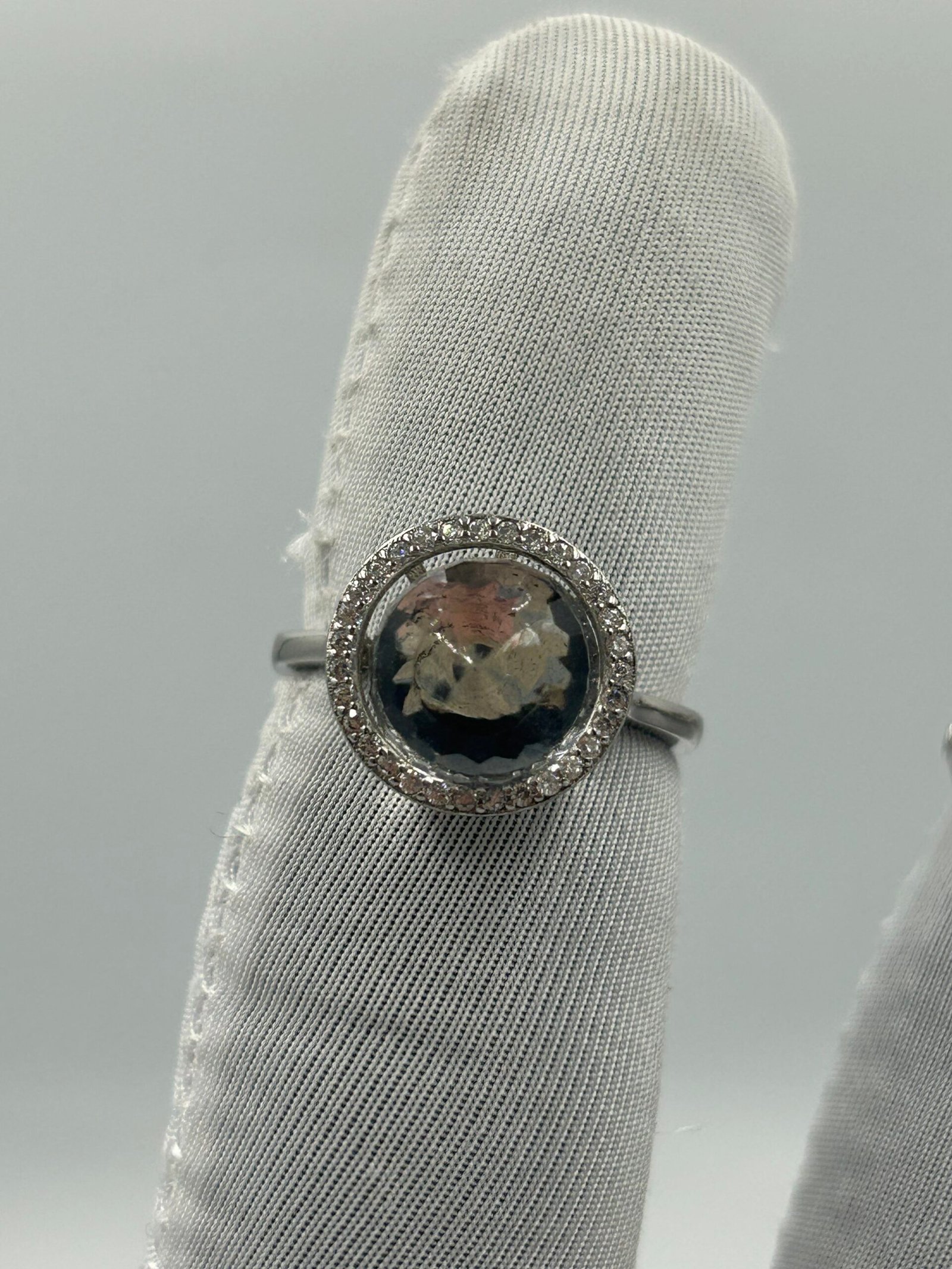 خاتم فضة نسائي