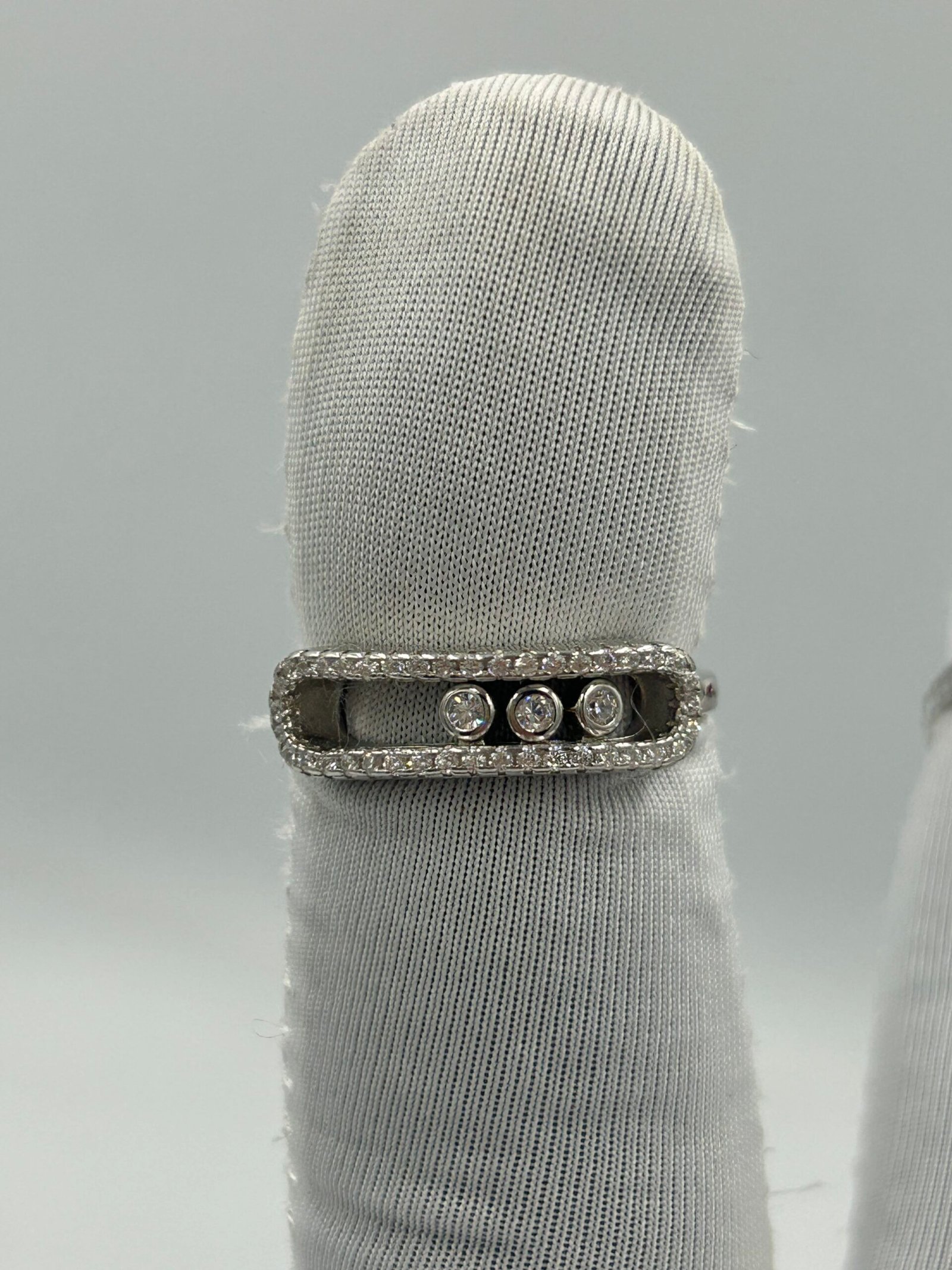 خاتم فضة نسائي