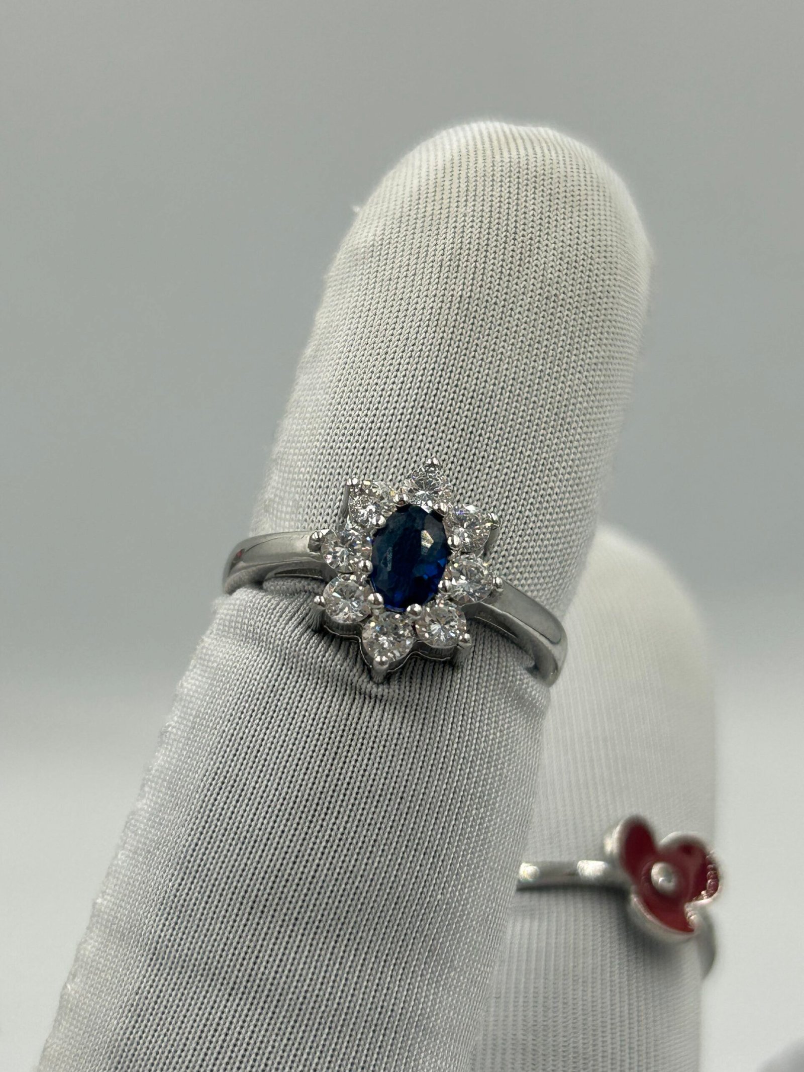 خاتم فضة نسائي