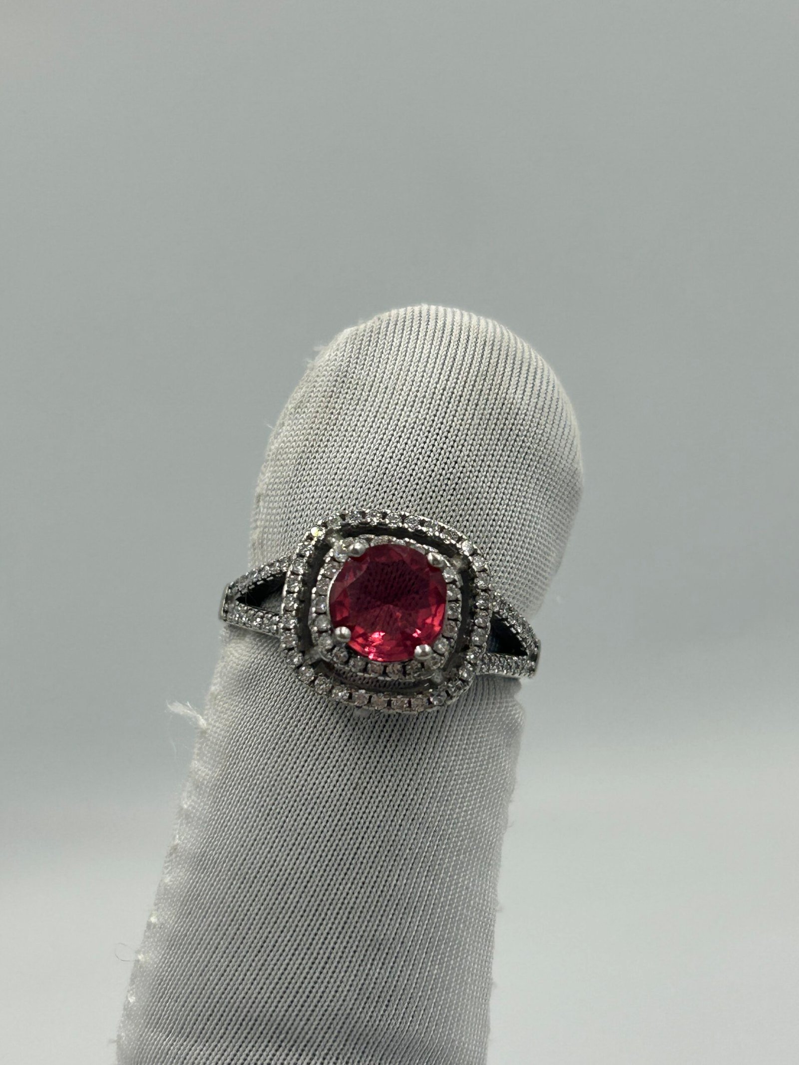 خاتم فضة نسائي