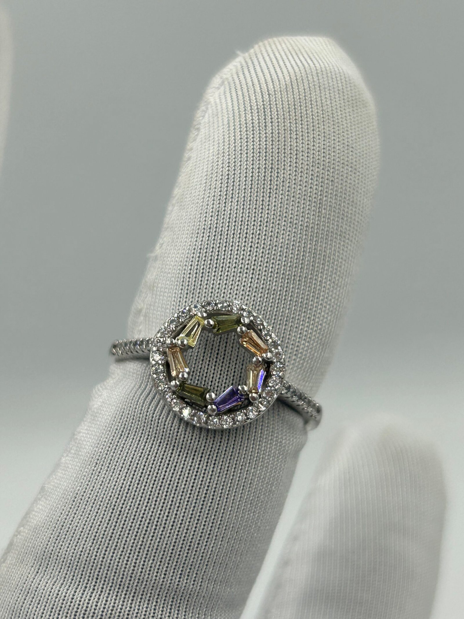 خاتم فضة نسائي